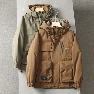 高蓬松90绒！品牌撤柜冬装户外防风防水连帽冲锋衣羽绒服保暖外套