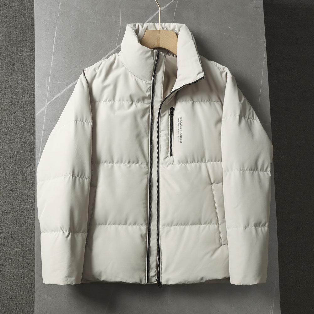 防风防水+90绒！品牌撤柜冬装男百搭休闲立领宽松保暖羽绒服外套,男装,羽绒服,淘宝优惠券,粉丝福利购,淘宝优惠卷