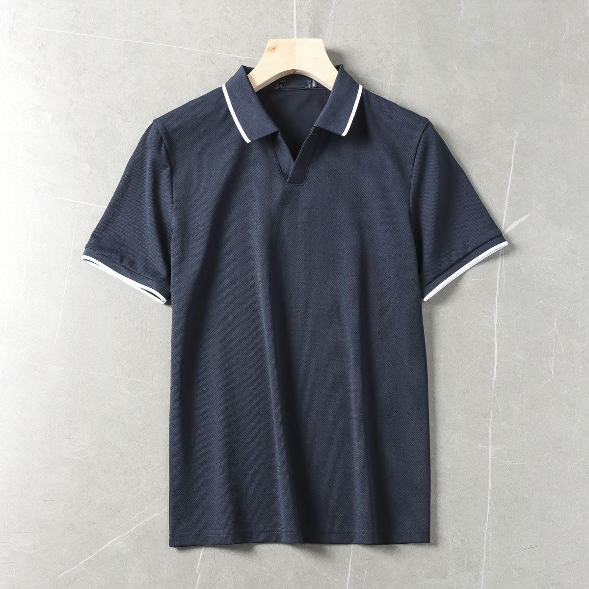 莫代尔棉+柔软菠萝纹!品牌撤柜男士夏季翻领短袖体恤休闲POLO衫