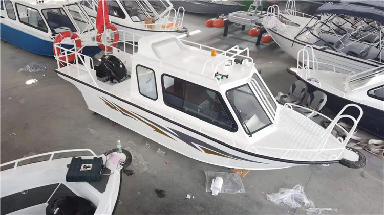 铝合金快艇 冲锋舟路亚钓鱼船捕鱼小船游艇海钓船高速5.3米冲锋舟