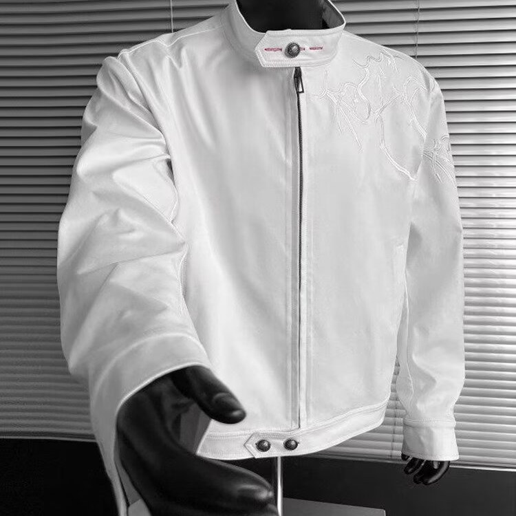 cleanfit美式短款荆棘夹克男款