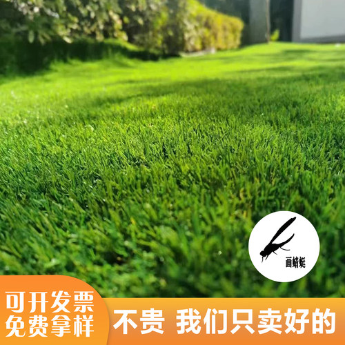 仿真草坪围挡户外足球场消音垫铺网格人工造绿地毯塑料垫假皮装饰