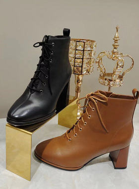 正品 Roberta诺贝达女鞋 2022冬靴女靴 短靴靴子RA228103