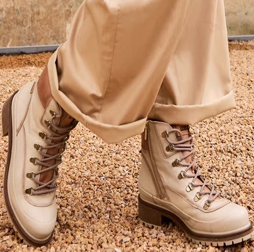 Pikolinos派高雁23冬拼色马丁靴