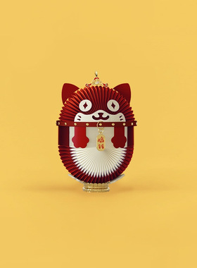 十八纸-搞钱猫.(单只财神款)