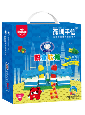 阿麦斯积木果汁软糖432g(72g*6)