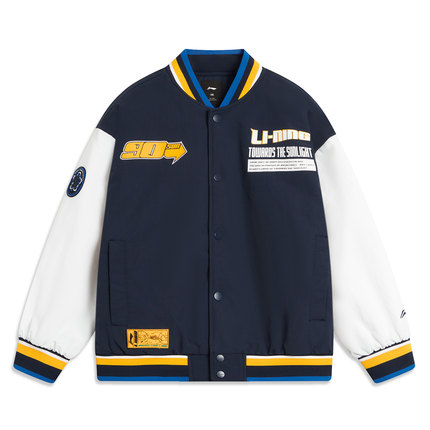 Lining/李宁正品篮球系列儿童运动休闲单排扣棒球服外套YJMT011