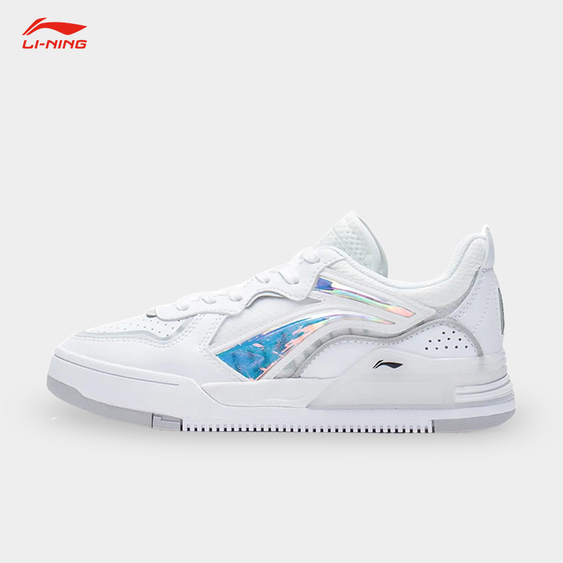 Lining/李宁正品惟吾 V1 女子回弹舒适透气低帮休闲板鞋AGCS030