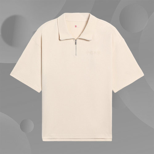 Lining/李宁正品男女同款宽松运动休闲透气舒适短袖POLO衫APLS018