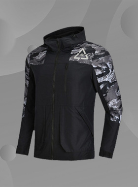 2018秋款新品李宁男子运动风衣BAD5系列连帽外套时尚夹克AFDN357