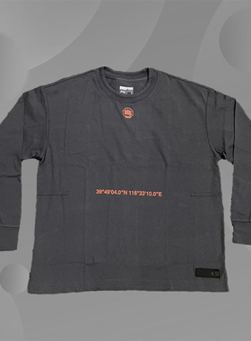 李宁长袖T恤男运动生活系列舒适休闲简约时尚圆领套头衫AHSG593