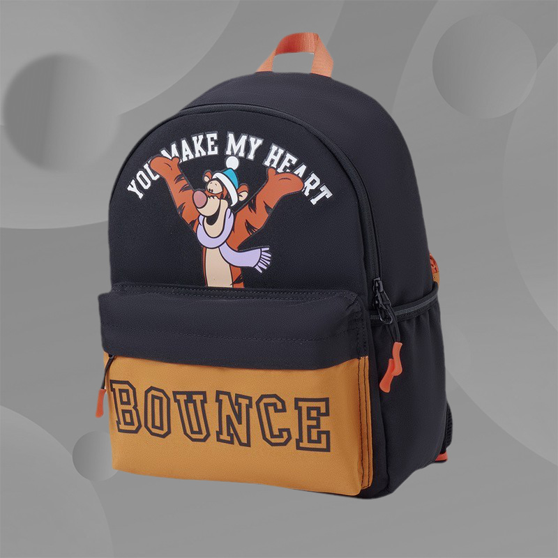 李宁正品春季新款跳跳虎合作系列男女小童反光双肩背包YBSS018