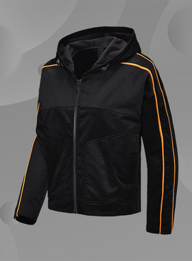 李宁新款开衫长袖连帽时尚宽松女装上衣针织运动服LFDQ002