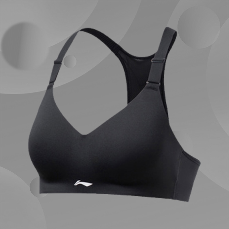 李宁运动内衣女秋冬季新品高度支撑瑜伽弹力紧身背心AUBR082