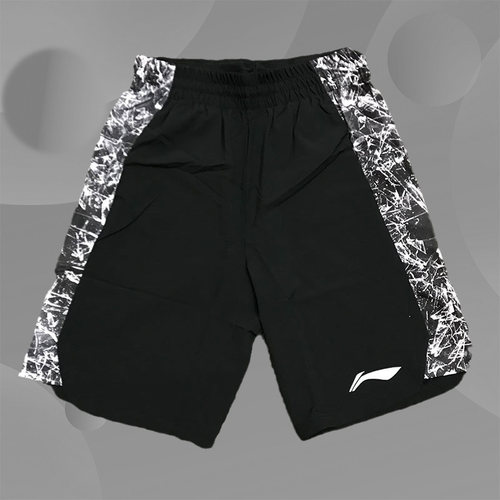 李宁运动短裤男士透气训练裤子外穿夏季休闲健身跑步裤AAPN315