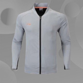 李宁新男足球系列针织柔软开衫 立领卫衣轻薄健身运动上衣AWDP173