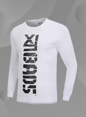 Lining/李宁正品春季男子套头圆领长袖透气运动T恤 ATLP021