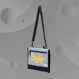 正品李宁秋季新时尚滑板系列运动休闲斜挎包男女ABDR076