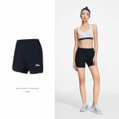 AKSS580 跑步系列女子速干凉爽舒适宽松运动短裤 Lining 李宁正品