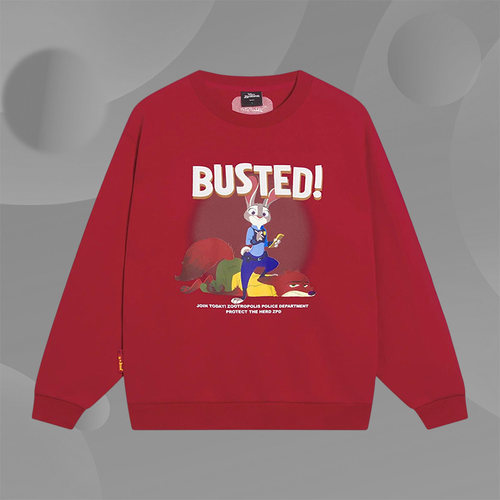 Lining/李宁正品X疯狂动物城大展宏兔男女同款卫衣AWDT343