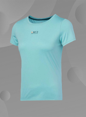 李宁女士夏季后背镂空潮流时尚舒适透气运动短袖T恤LTSP006