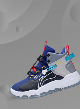 Lining/李宁正品童鞋男中大童户外保暖耐磨时尚休闲运动鞋YKER002