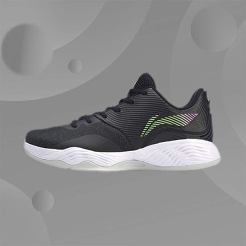 李宁篮球鞋男3+1特别版耐磨一体织战靴舒适透气简约运动鞋ABPN023