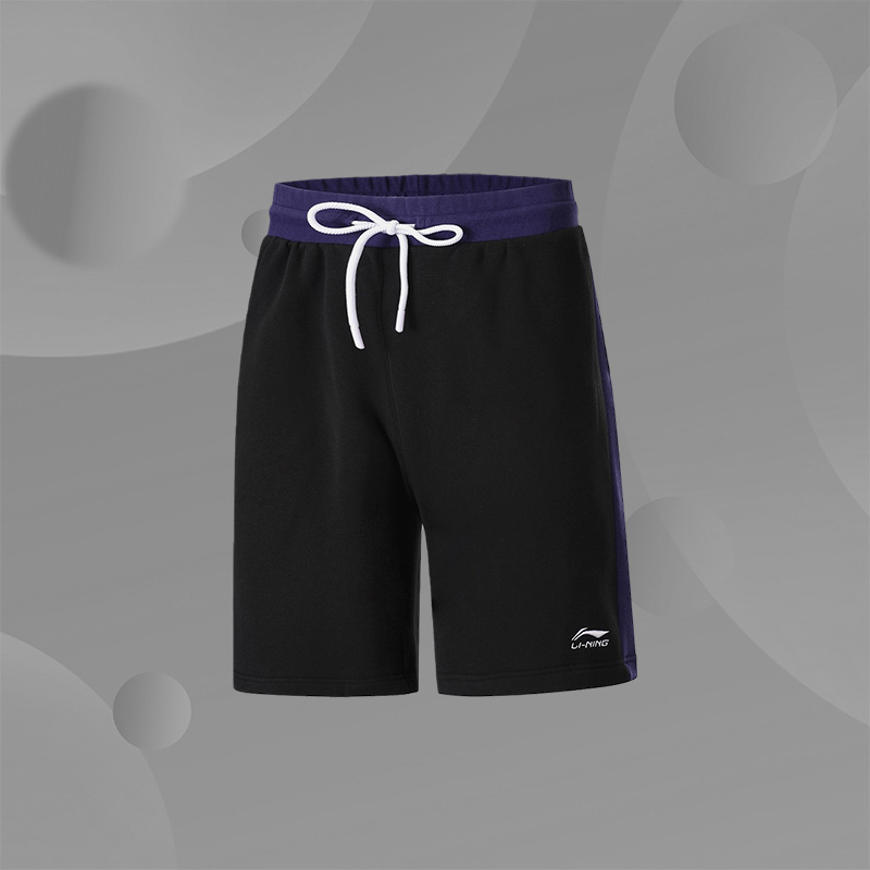 李宁正品舒适潮流轻便男子短卫裤运动时尚系列夏季AKSP089