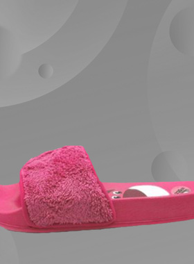 中国李宁草莓熊联名拖鞋毛毛粉色女子新款运动限量ABTR008