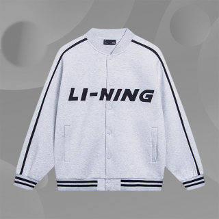 Lining/李宁正品运动时尚系列男女同款宽松休闲棒球服外套AWDT545