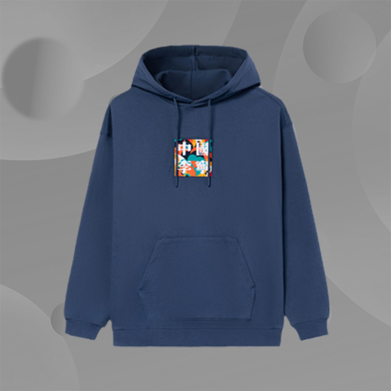 中国李宁冬款时装周肖战款男女时尚宽松连帽套头卫衣 AWDR729