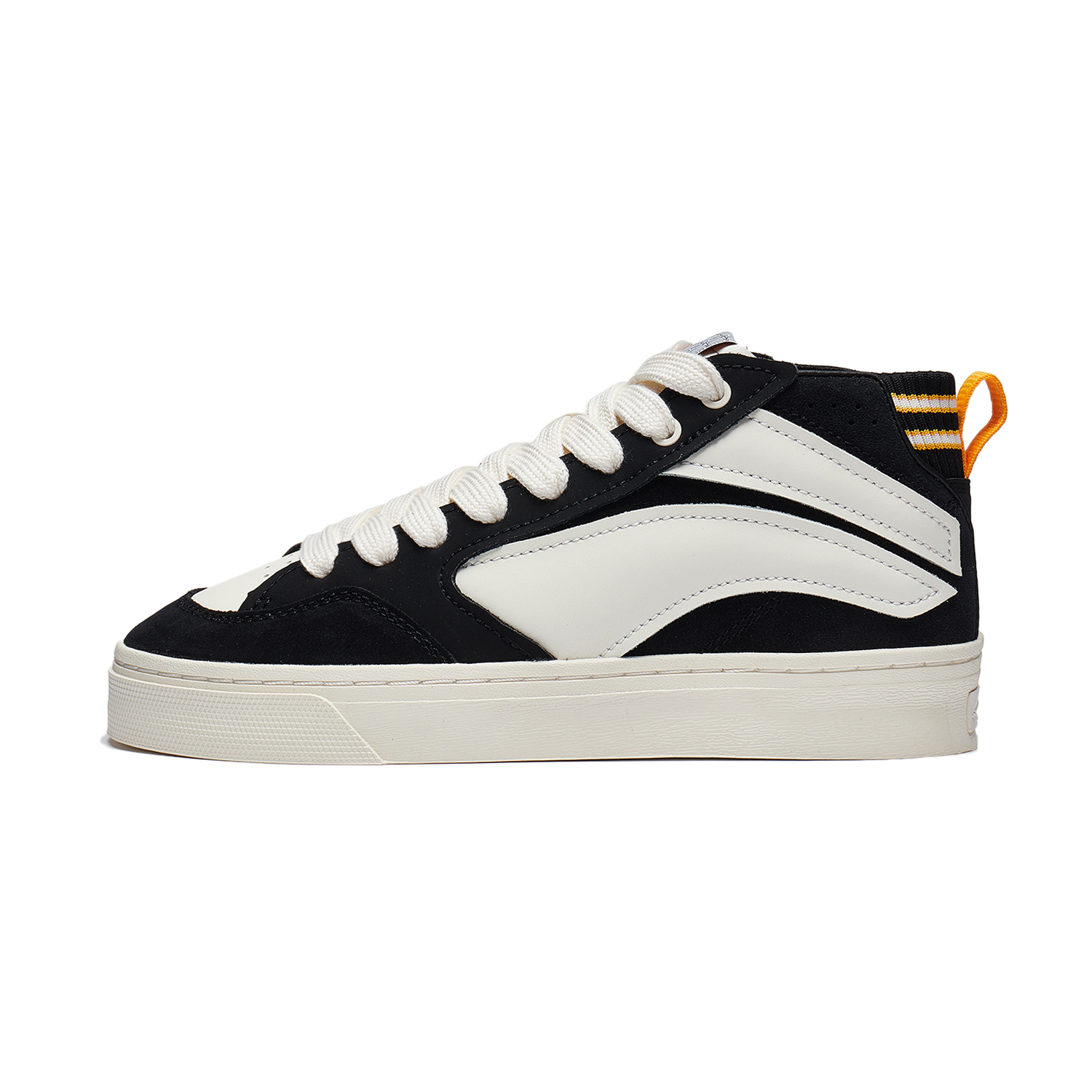 Lining/李宁冬季男子惟吾180 VNTG舒适软弹中帮滑板文化鞋AECT051