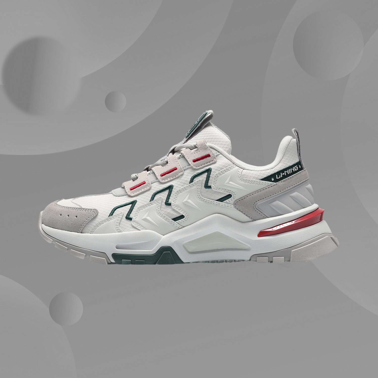 李宁低帮男子运动鞋休闲复古