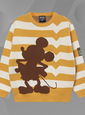 李宁童装卫衣联名系列毛衣男大童宽松套头编织衫YMBR001