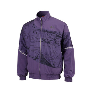 宽松休闲外套AJDP677 故宫宝蕴楼联名男子印花时尚 Lining 李宁正品