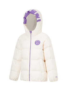 Lining/李宁正品冬季男女童时尚潮流保暖短款运动羽绒服 YYMT042