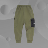 AKLR059 潮常规BADFIVE篮球系列男子收口卫裤 李宁正品 针织剪裁时尚