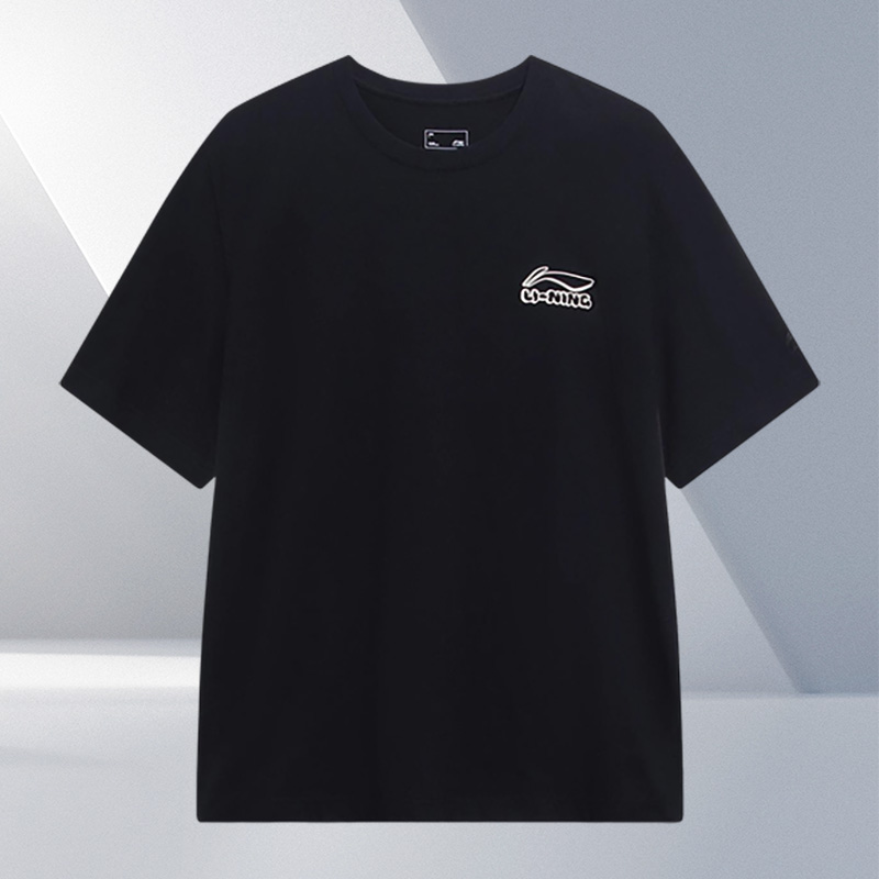 Lining/李宁正品新款运动潮流系列男子吸汗舒适短袖T恤AHST179