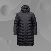 李宁羽绒服冬季 系列连帽保暖休闲舒适上衣AYMP083 时尚 新款 男长款