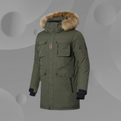 羽绒服 户外系列男子防泼水白鸭绒长款 AYMN043 李宁正品 Lining