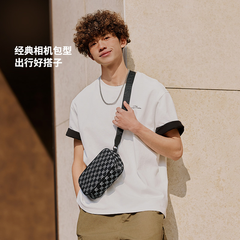 李宁正品男女百搭休闲斜挎包