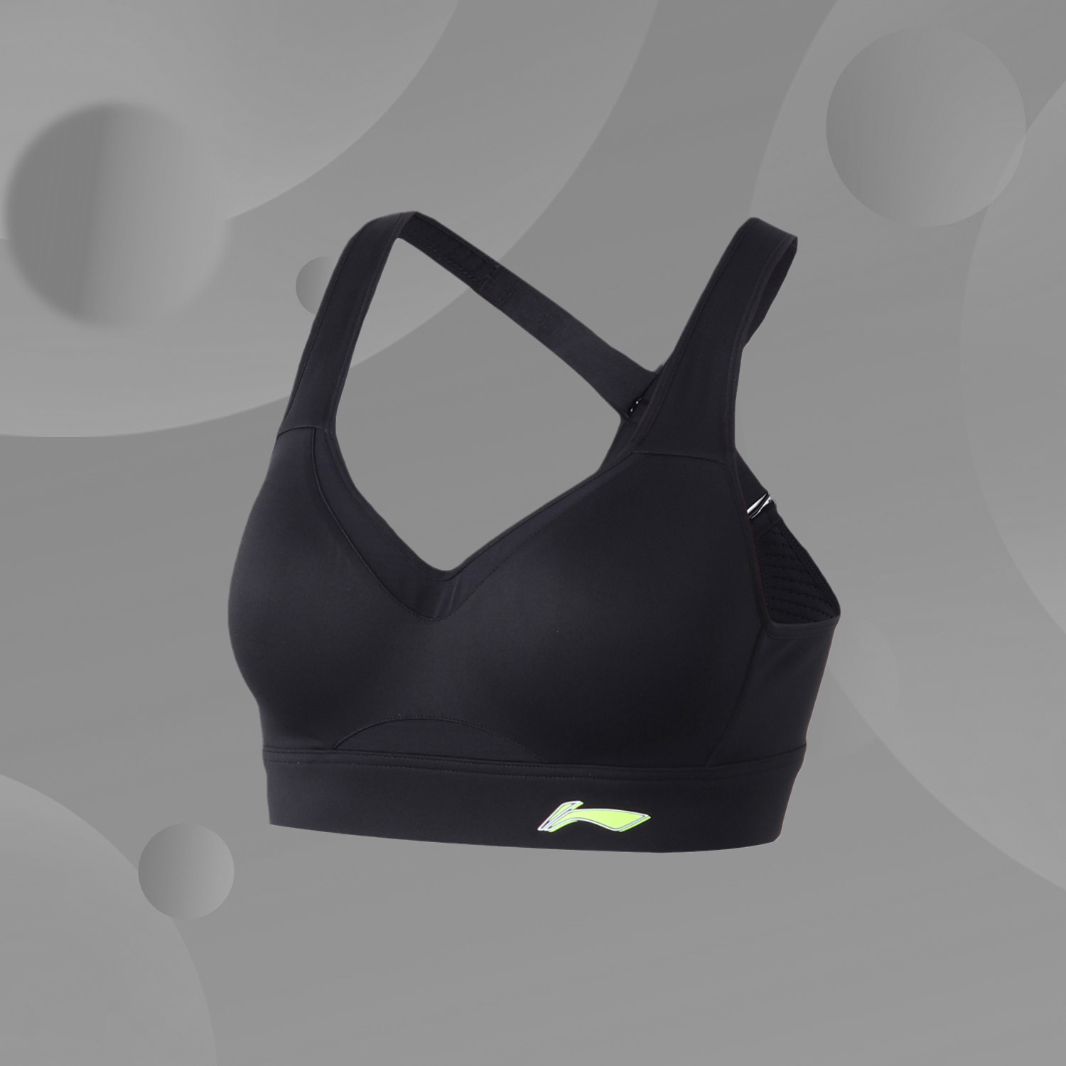 李宁正品 年冬季新款运动内衣女士跑步支撑弹力紧身衣AUBQ108