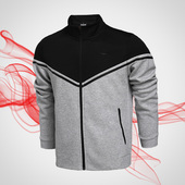 李宁正品 无帽卫衣运动外套训练系列17秋AWDM387 运动休闲男子开衫