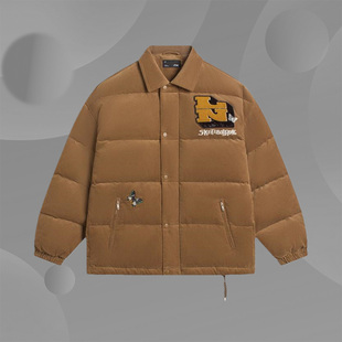 滑板系列男子运动休闲时尚 新款 保暖羽绒服AYMR539 冬季 李宁正品