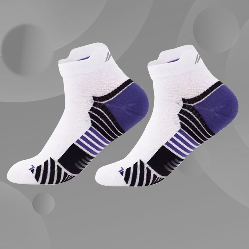 李宁正品男女同款运动休闲时尚拼色棉质透气短筒袜子AWSR384-1