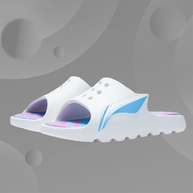 正品Lining/李宁 男子新款舒适 运动休闲篮球场下 拖鞋ABTS004-3