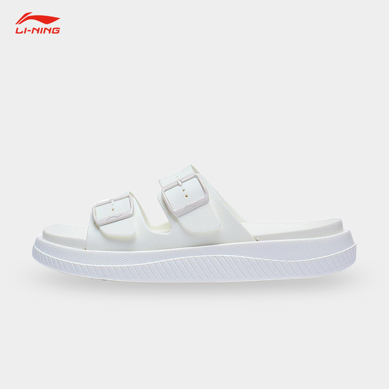 Lining/李宁正品新款CLAP女子潮流轻便防滑运动拖鞋AGAT008