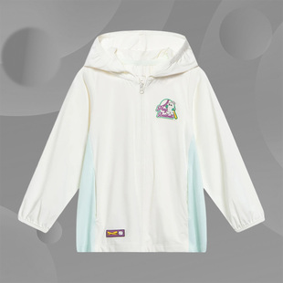李宁正品 Lining 女小童运动潮流系列防晒冰感舒适针织外套YFDT048