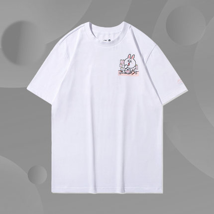 李宁LI-NINGxLINEFRIENDS联名系列男女同款短袖T恤文化衫AHSQ870