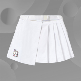 正品 李宁夏季 新款 FRIENDS联名休闲短裙半身裙ASKR206 LINE